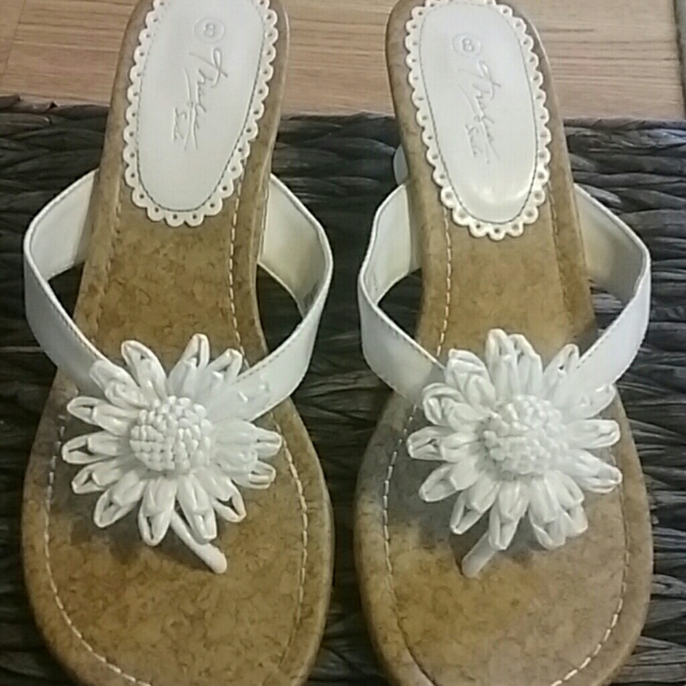 White sandal